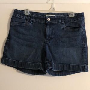 Blue jean shorts